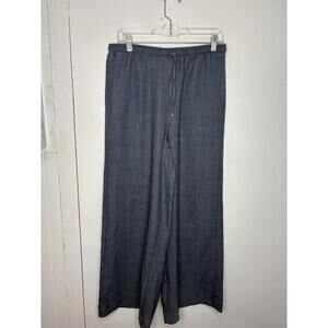 Max Studio Pants Womens Medium Wide Leg Pull On Beachy Lagenlook Coastal